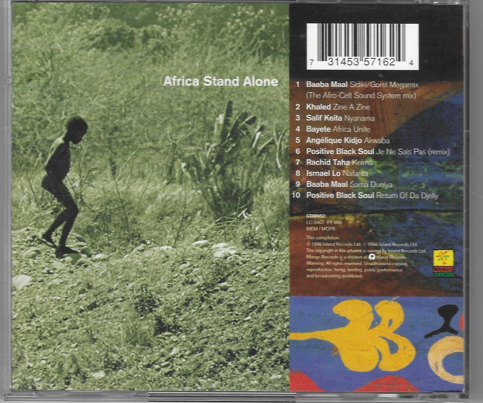 CDs: AFRICA STANG ALONE  -  THE MANGO SAMPLER – Gebraucht aus Bex von Giorgiob 1