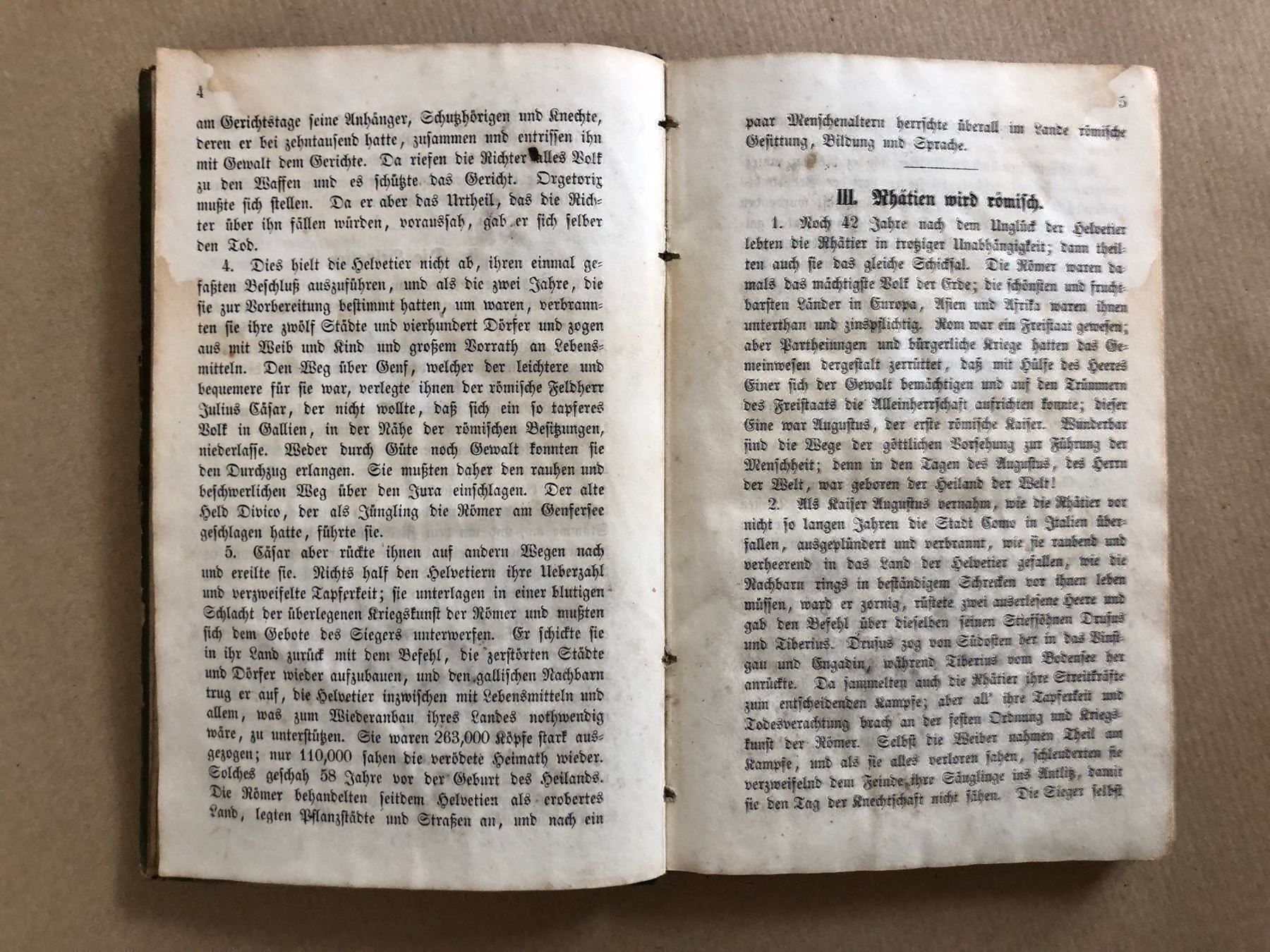 Livres: Graubündnerische Geschichten 1852 – D'occasion à Zürich par allp 4