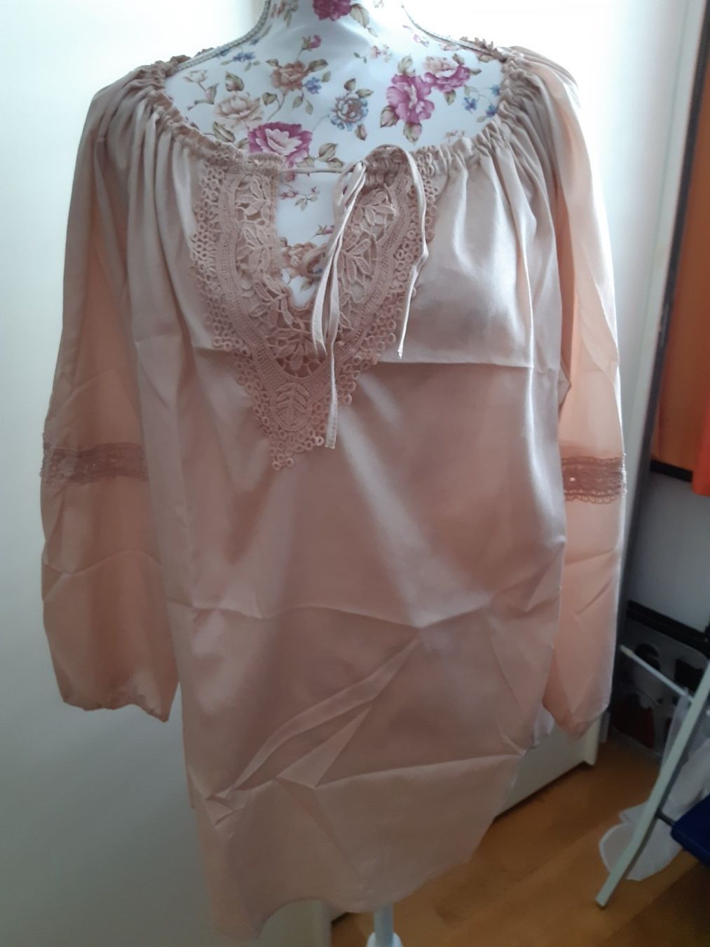 Camicette: C3 Damen Bluse  Apricot Gr 50 – Nuovo (secondo la descrizione) da Landquart venduto da Snug01