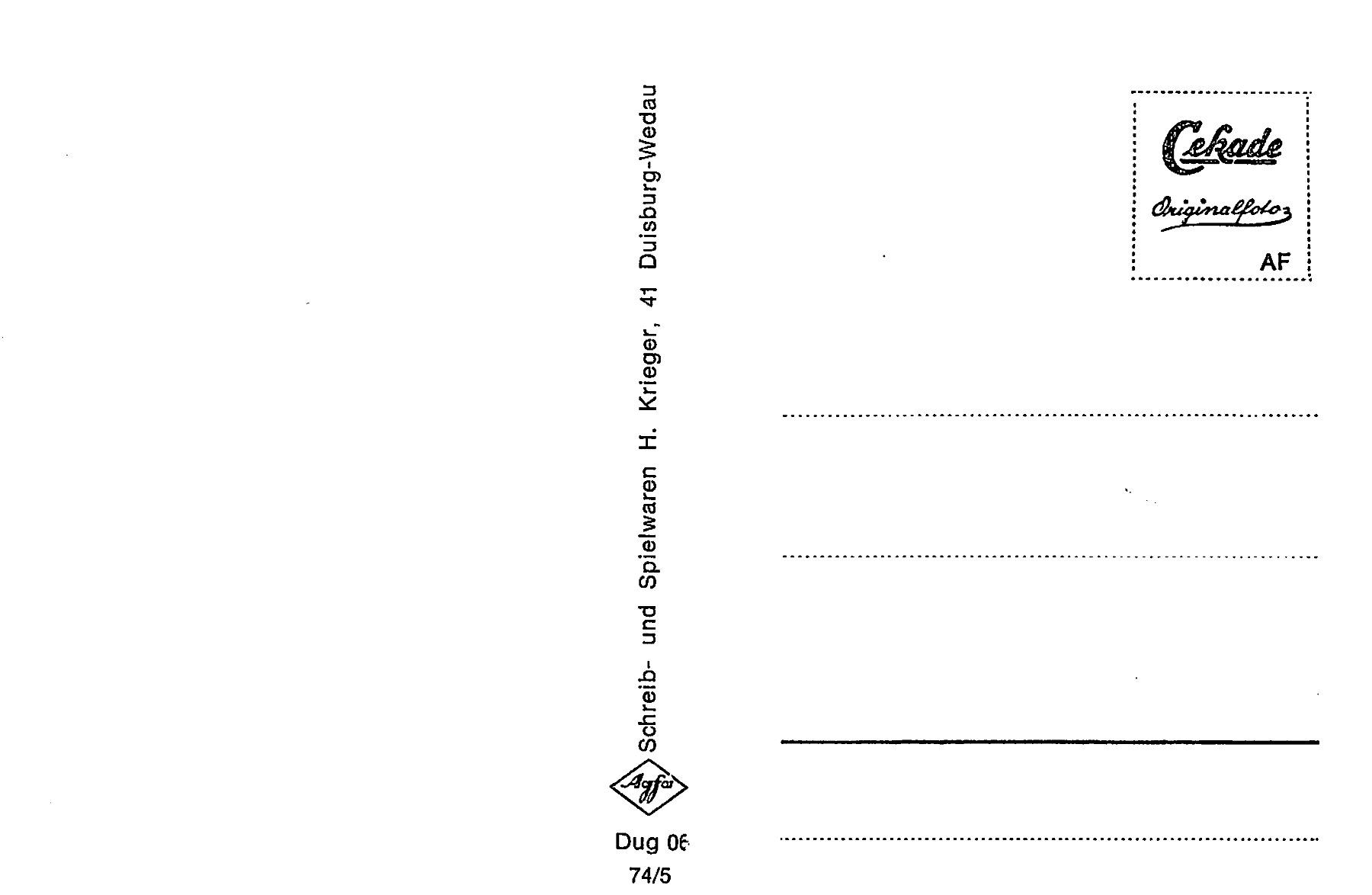 Cartoline postali: Duisburg Wedau, Segelboote – Usato da Ottikon b.Kemptth. venduto da Neptun1974 1
