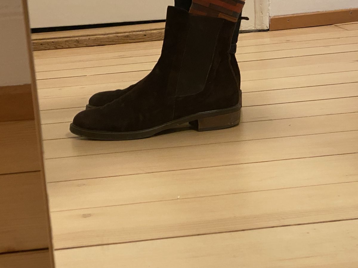 Damenschuhe: Dunkelbraune Wildleder Stiefelletten 37 – Gebraucht aus Zürich von ran_gl69 2