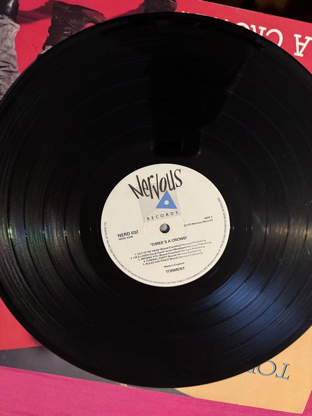 Vinyles: TORMENT -Threes A Crowd LP 1987 – D'occasion à Delémont par pinguino6 5