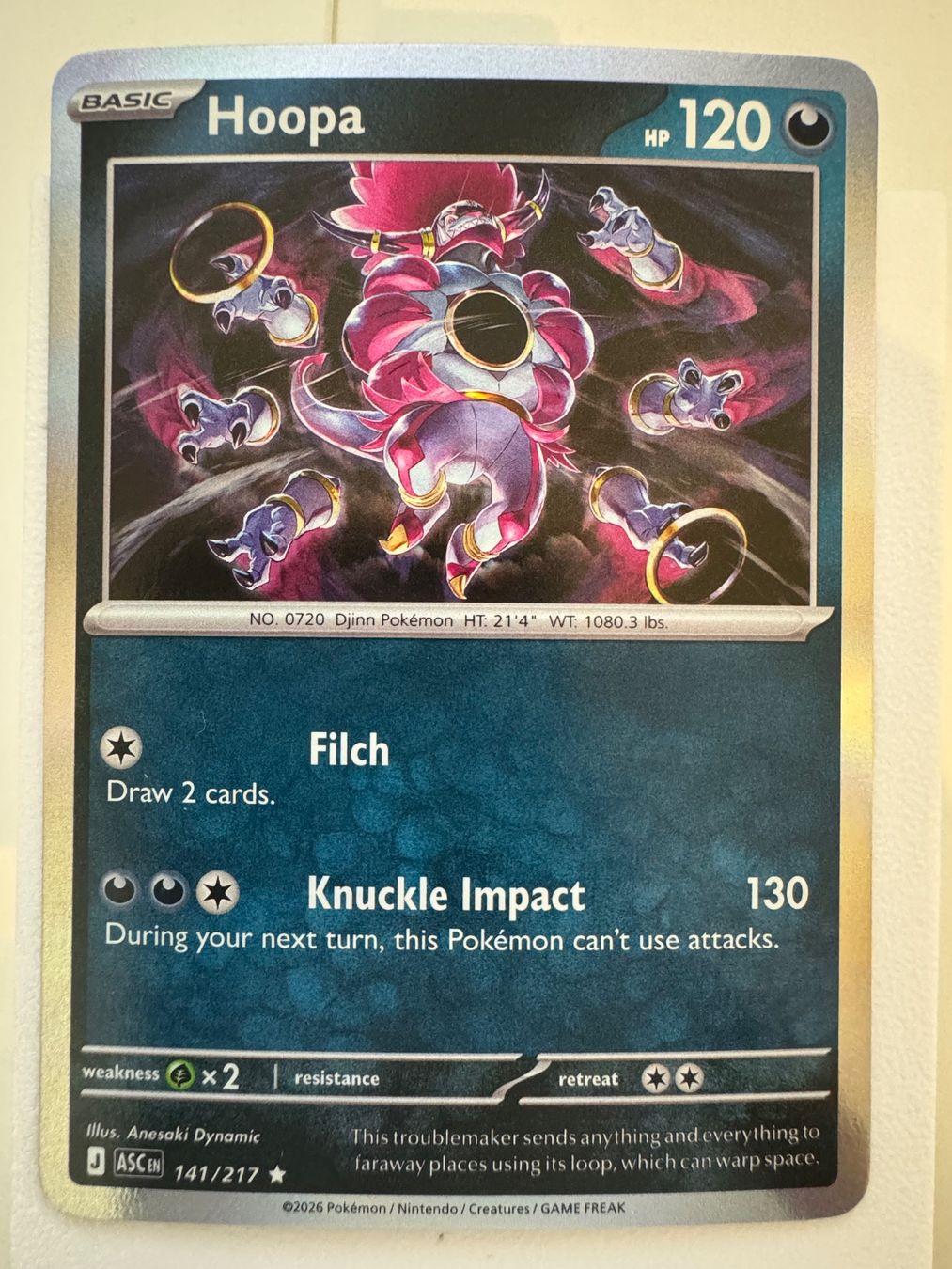Pokémon Sammelbilder & Trading cards: Hoopa | Reverse Holo | 141/217 | Pokémon TCG – Neu (gemäss Beschreibung) aus Bassersdorf von ero_9zp9