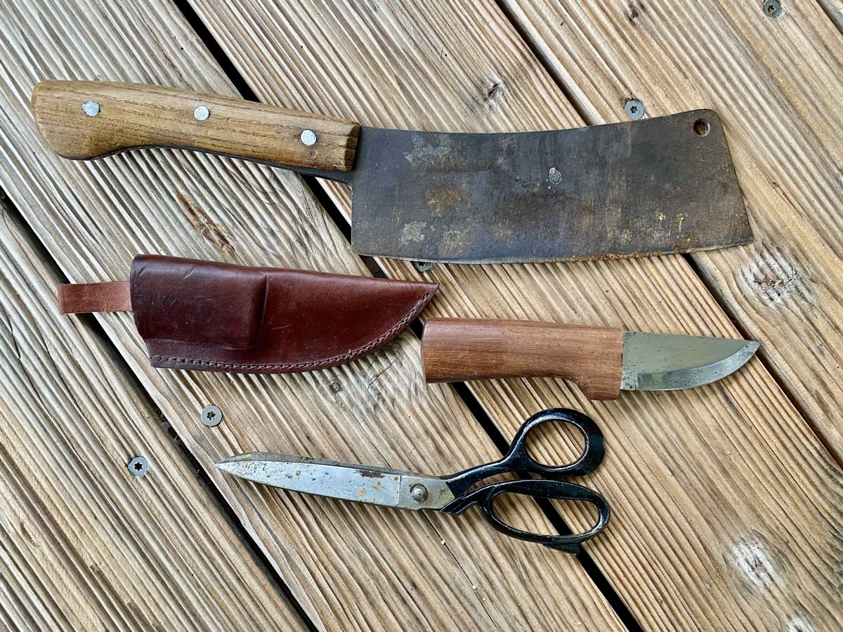 Accessori: Jagdmesser & div. Werkzeug, antik – Usato da Murten venduto da Defender10