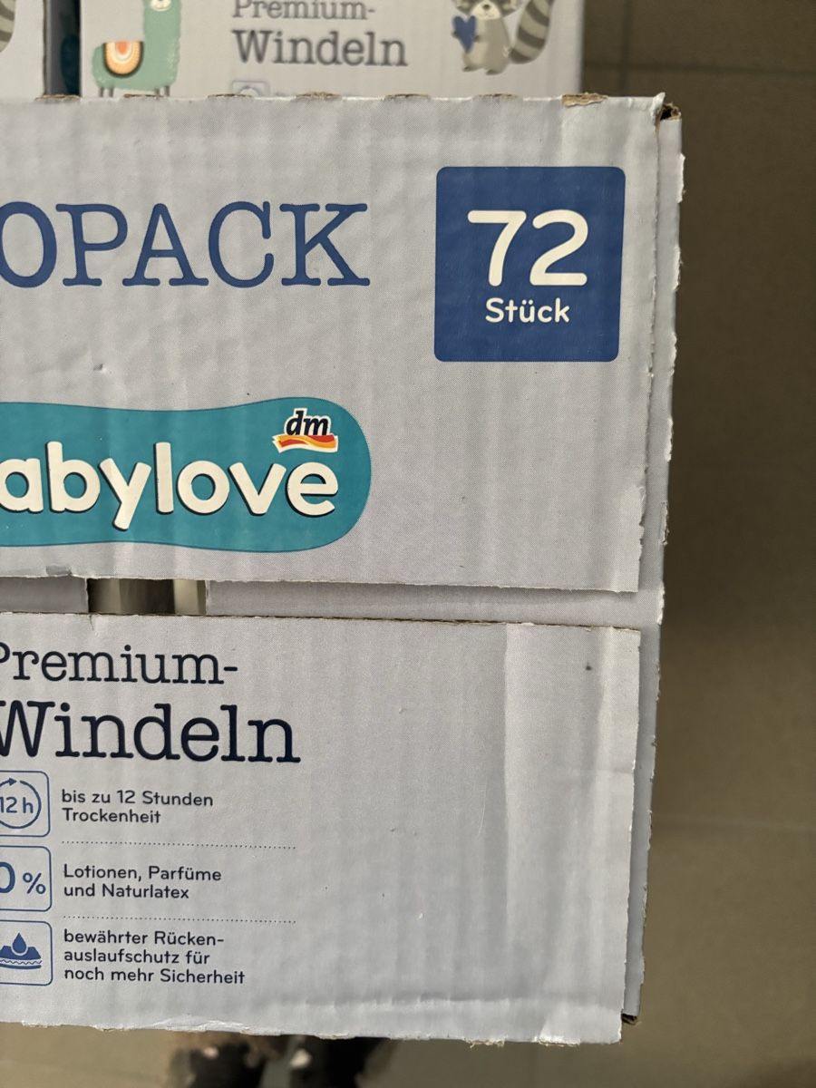 Windeleimer & Windeln: Babylove Premium Windeln 6x72Pack – Neu (gemäss Beschreibung) aus Obergösgen von File75 2