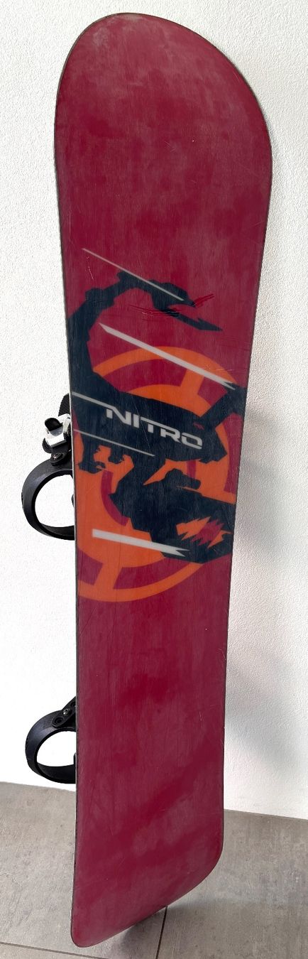 Snowboard Nitro Boards: NITRO Future Snowboard 134 cm inkl. Bindung – Gebraucht aus Bottmingen von Merkur_Basel 4