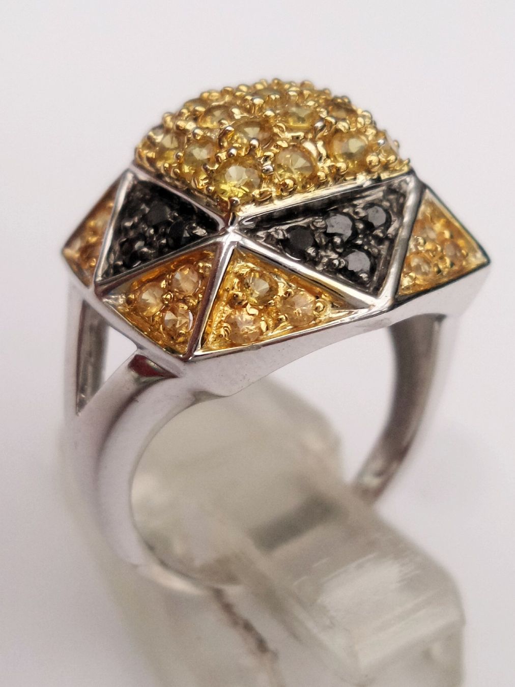 Anelli: Weissgold Edelstein Fingerring – Nuovo (secondo la descrizione) da Zürich venduto da Benedikt21 5