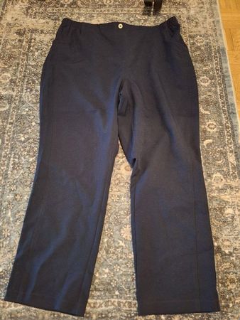 pantalon dame gris/bleu taille 52 neuf