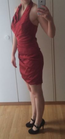 Cocktailkleid bordeaux-rot