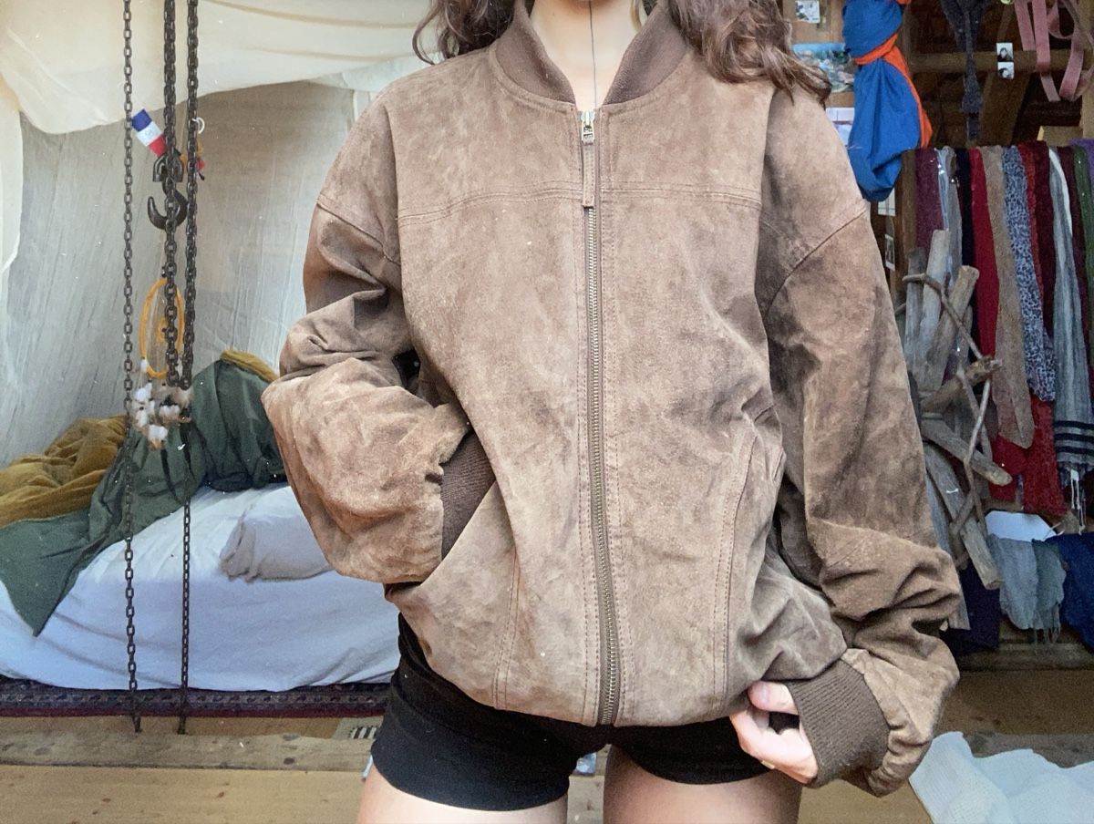 Giacche: Braune Vintage Lederjacke – Usato da Rehetobel venduto da Norea69 1