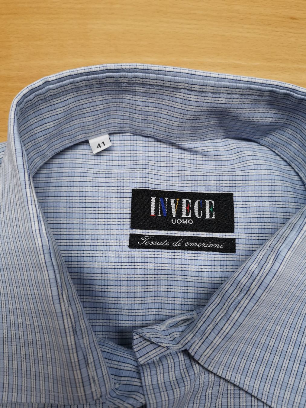 Camicie: Herrenhemd Kurzarm, hellblau-grau kariert, INVECE UOMO – Nuovo (secondo la descrizione) da Seuzach venduto da NaehdesignMirjam 1