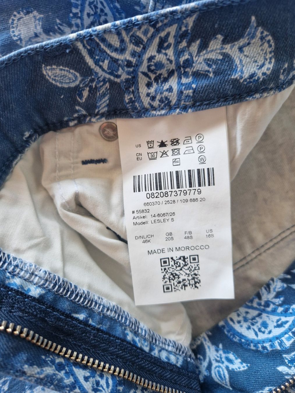 Pantaloni: 3/4 Jeans gemustert Grösse 46 – Usato da Reinach AG venduto da Goytan 3