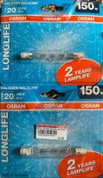 2x OSRAM LONGLIFE HALOLINE 150W R7s 230V, 2 Jahre Lamplife