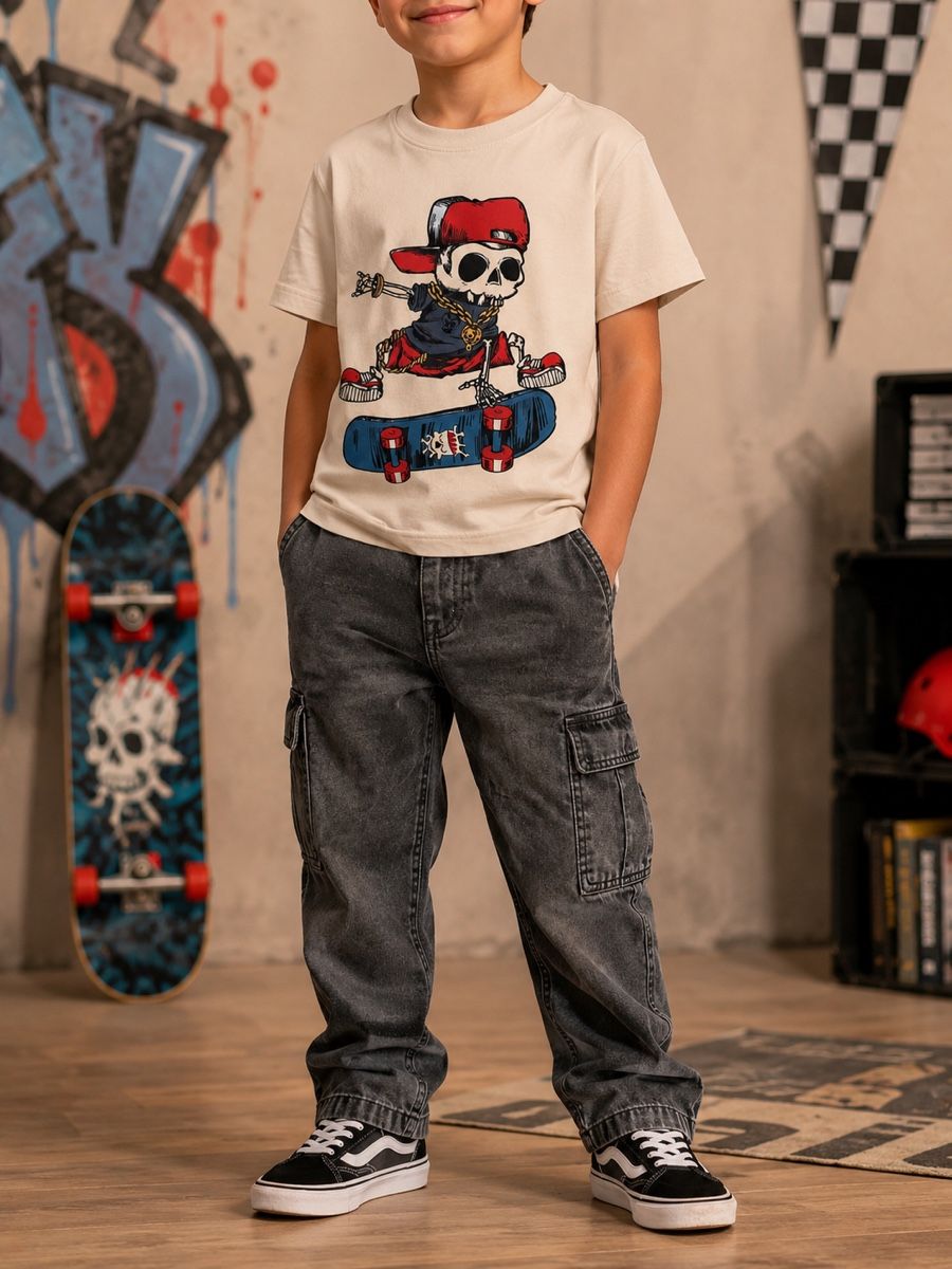 Hemden, T-Shirts & Polos: T-SHIRT ENFANT SKATEBOARD – Neu (gemäss Beschreibung) aus Lausanne von mar_6snp