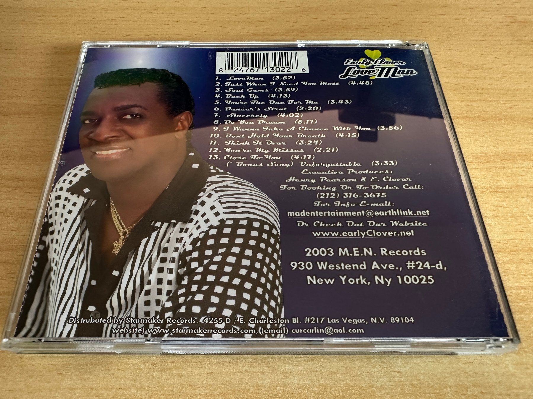 CD: Early Clover – Love Man – Usato da Rikon im Tösstal venduto da Alpenmutz 1