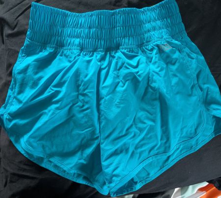 NEU: Victoria's Secret Pink Active Shorts Türkis Gr XS (165)