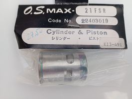 O.S. Motor Zylinder und Kolben