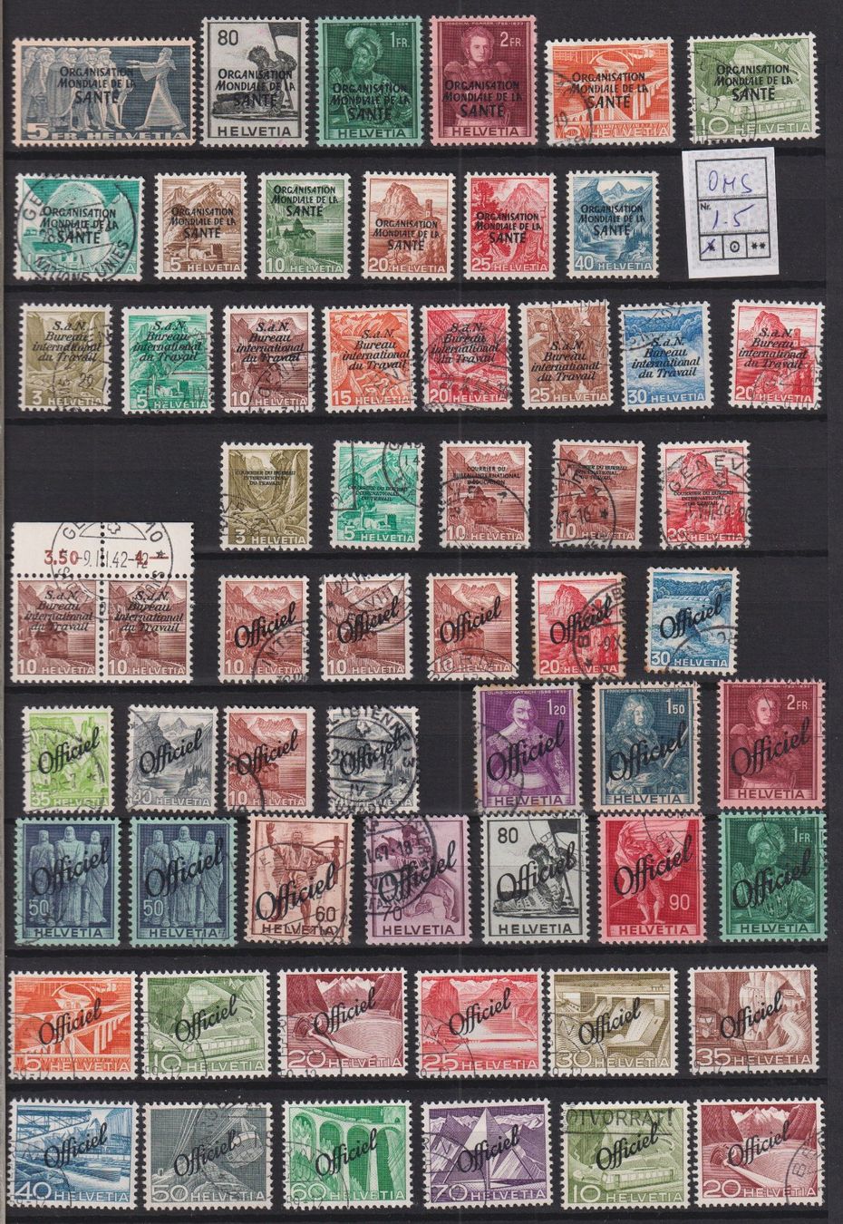 Alle Briefmarken: Z) Lot Aemter, sehe Scan – Gebraucht aus Claro von Chanty7