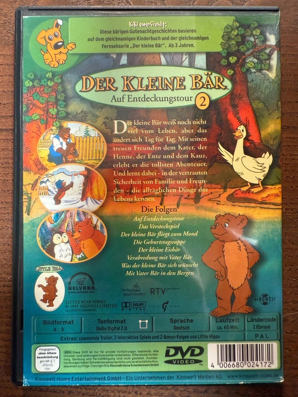 Alle DVDs: Der kleine Bär - Auf Entdeckungstour – Gebraucht aus Zürich von FilmFreunde 1