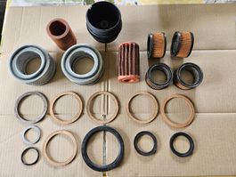 Diverse Dichtungen, Filter, Ringe, Zustand siehe Fotos!