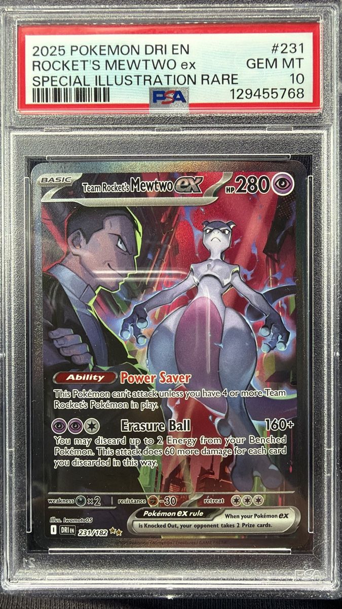 Pokémon Carte collezionabili: Team Rocket's Mewtwo EX - PSA 10 – Usato da Dietikon venduto da Julspokestore