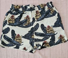 Sommer Shorts von H&M x Desmond&Dempsey, Gr. 38 mit Leinen
