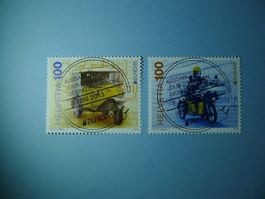 2013 Sondermarke Postfahrzeuge ET Voll. 1464 und 1465