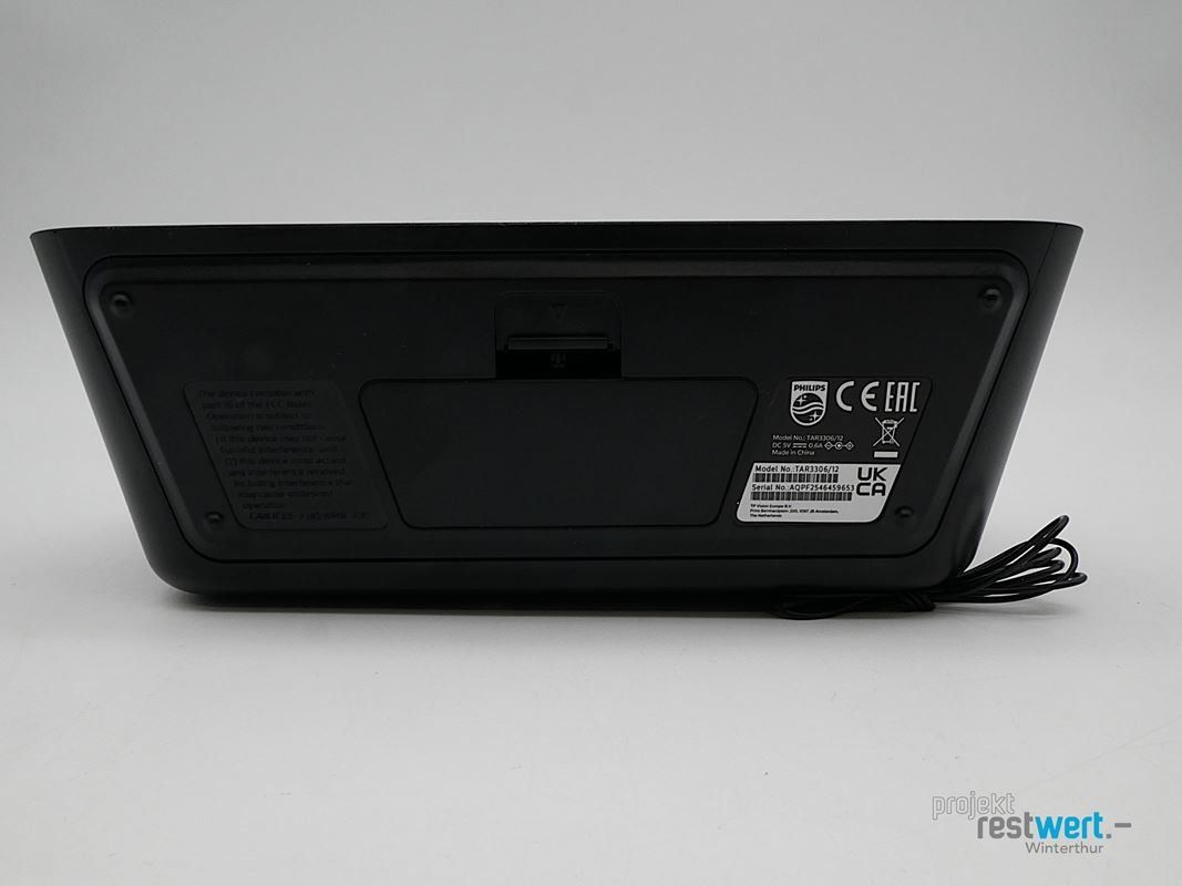 Philips Radios: PHILIPS Uhrenradio, TAR3306, schwarz – Neu (gemäss Beschreibung) aus Winterthur von Restwert_Winterthur 3