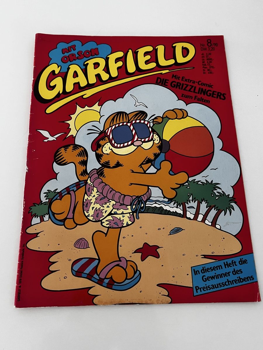 BD: Comic Garfield Nr. 8 mit Extra-Comic Die Grizzlingers – D'occasion à Recherswil par Solheure66