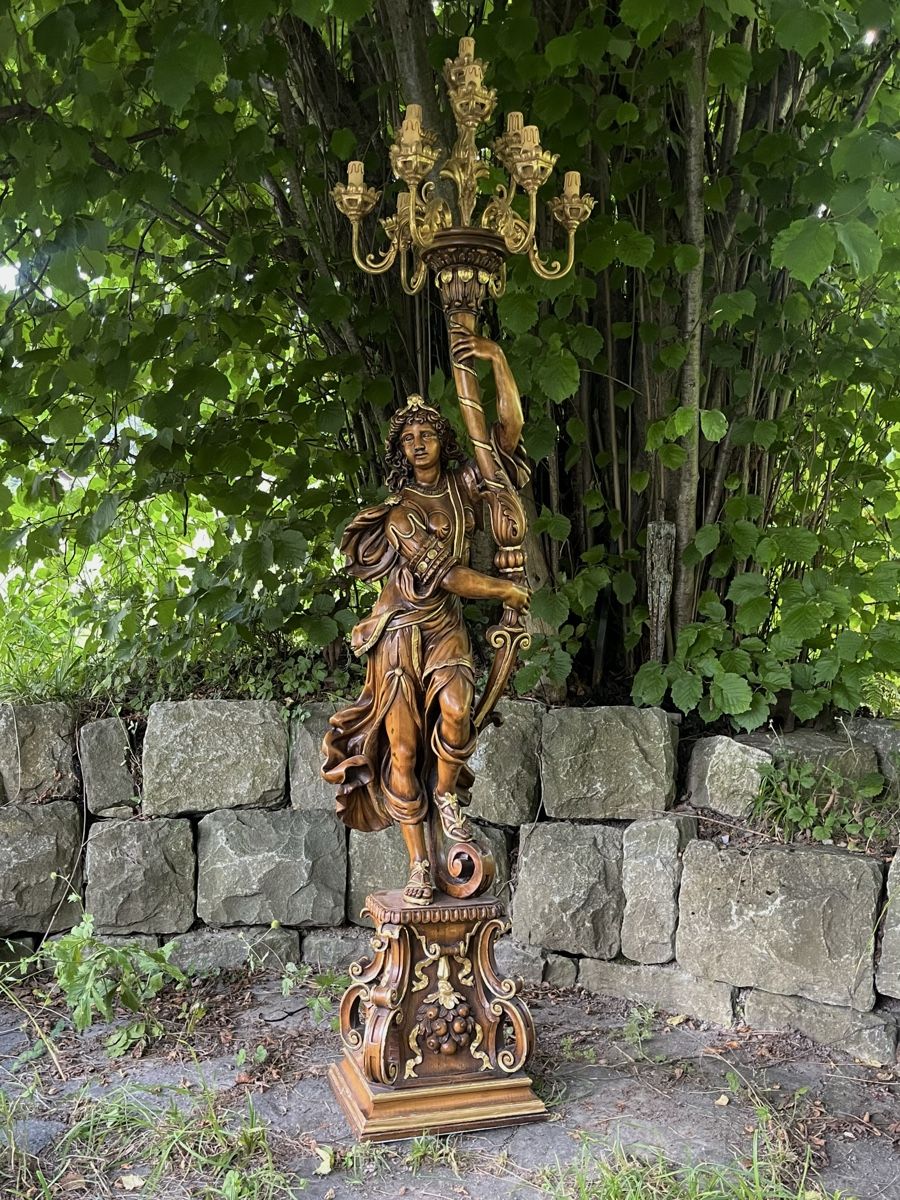 Lampade: Grosser Leuchter  Venezianischer Torchère Stehlampe – Usato da Wiesenberg venduto da swissantik 2