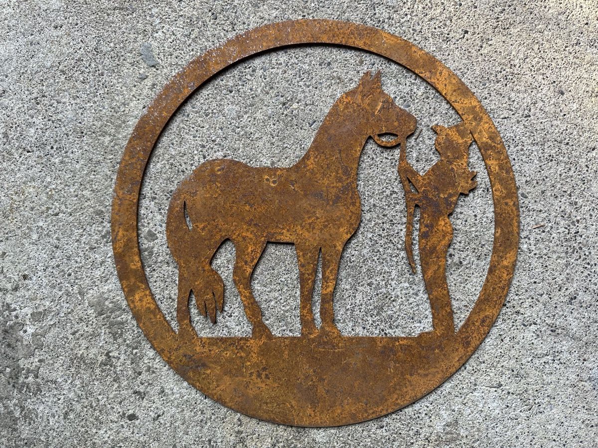 Schilder: Pferd reiterin – Neu (gemäss Beschreibung) aus Reinach AG von rares75