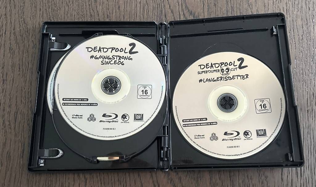 Tutti i DVDs: Deadpool 1 & 2 NEU OVP 4K  – Nuovo e nell'imballaggio originale da Winterthur venduto da Geilotime 4