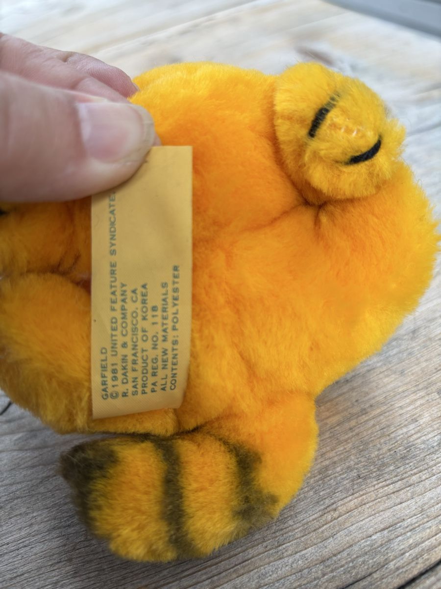 Giocattoli: Garfield Stofftier, Vintage 1981 – Usato da Würenlos venduto da Ashley24 2