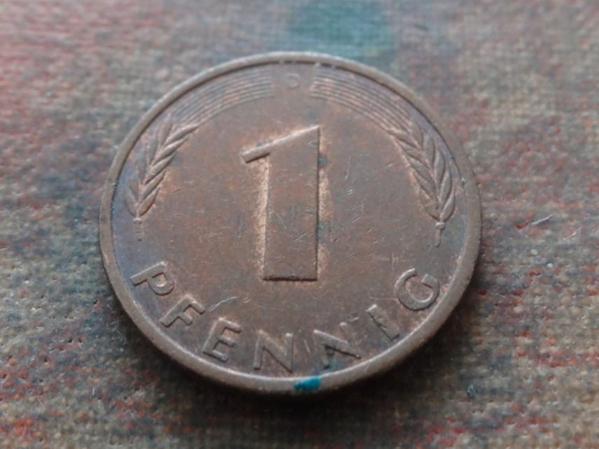Tutti le monete: DEUTSCHLAND 1 Pfennig 1979 – Usato da Romanel-sur-Lausanne venduto da Swift13 1