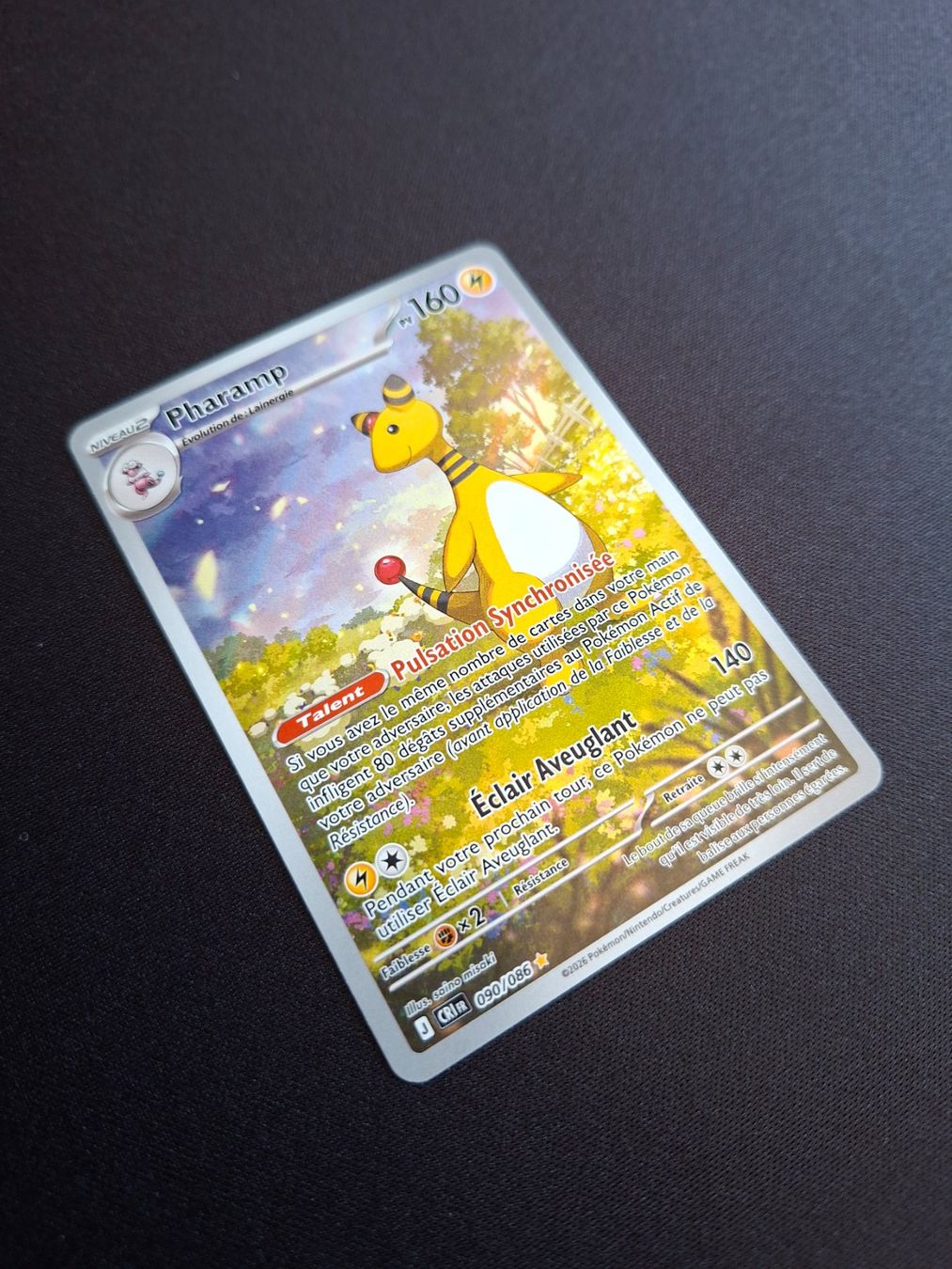 Pokémon Carte collezionabili: Pokémon Pharamp 090/086 en Français – Nuovo (secondo la descrizione) da Valeyres-sous-Rances venduto da gegg 1