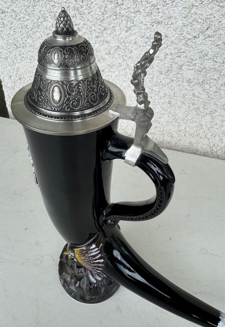Trinkflaschen & Thermosflaschen: Austria Beer Stein Eagle Drinking Horn 0.75, Limited Edition – Neu (gemäss Beschreibung) aus Kiesen von Bestseller 4