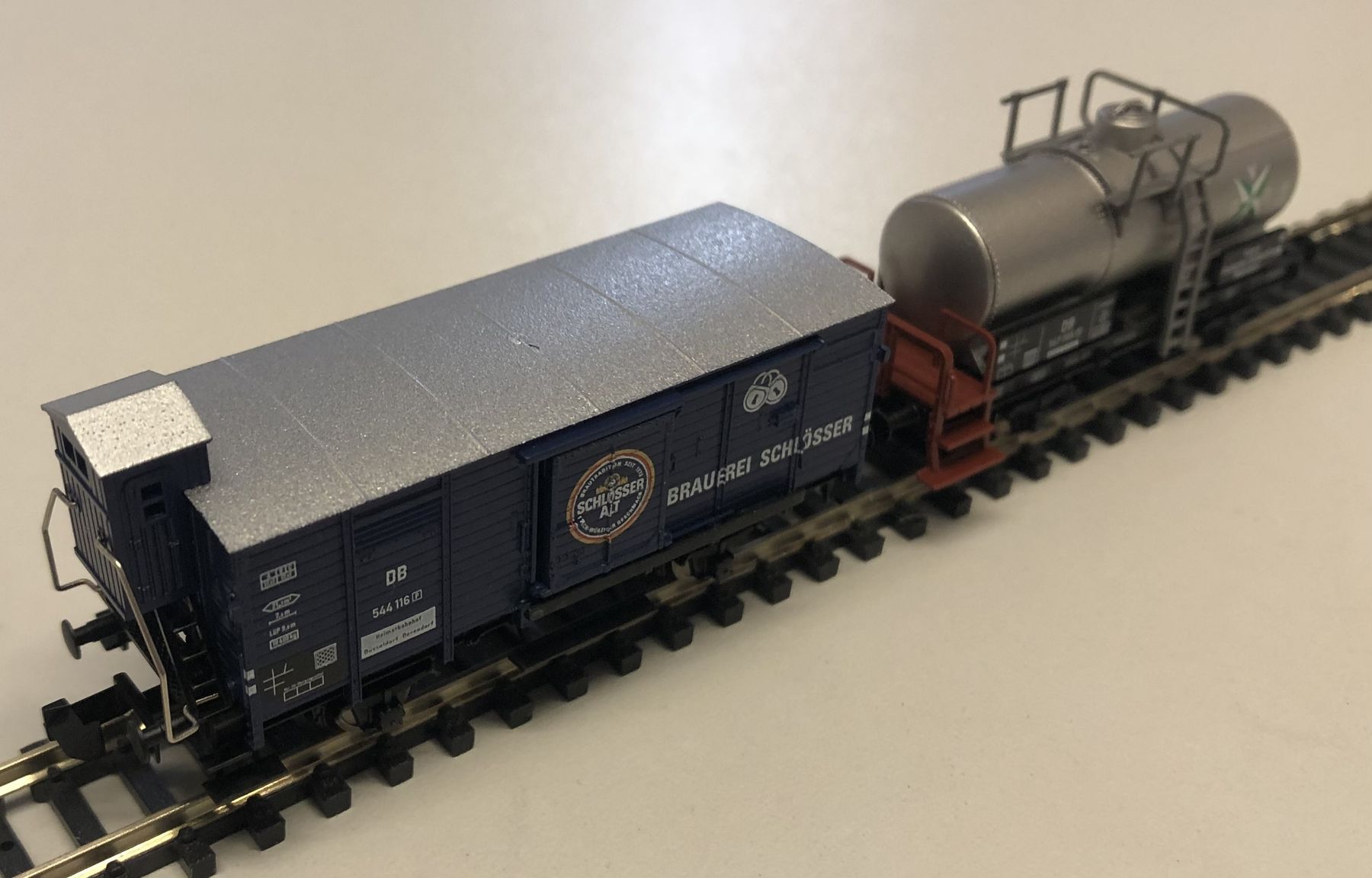 Fleischmann Modellini di ferrovie: Fleischmann N / 8359 + 8426 / DB / Güterwagen-Set - 05 – Nuovo e nell'imballaggio originale da Eggersriet venduto da uncletoni 2