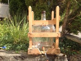Schöne funktionstüchtige Mostflasche