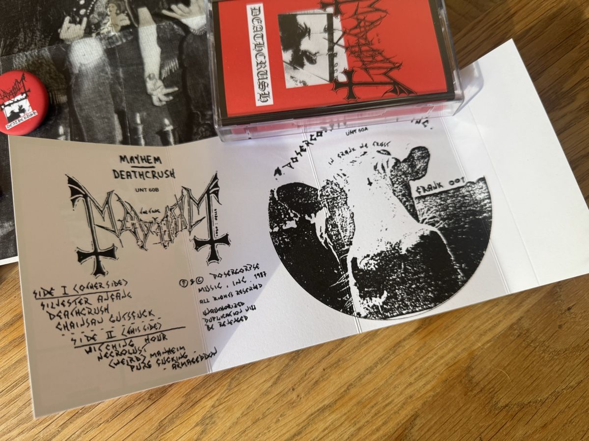 Musicassette: MAYHEM Deathcrush Black Metal – Nuovo e nell'imballaggio originale da Glattfelden venduto da Ak_5bL 2