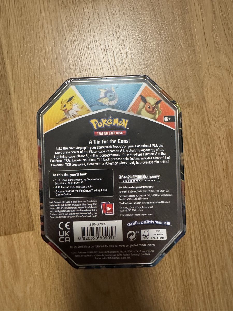 Pokémon Carte collezionabili: Pokemon Tin Blitza V - Neu – Nuovo e nell'imballaggio originale da Ennetbaden venduto da ste_w9z6 1