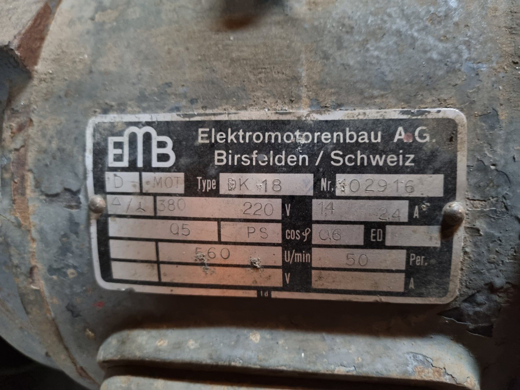 Trapani: Antike Ständerbohrmaschine EMB – Usato da Arni BE venduto da bomba15 1