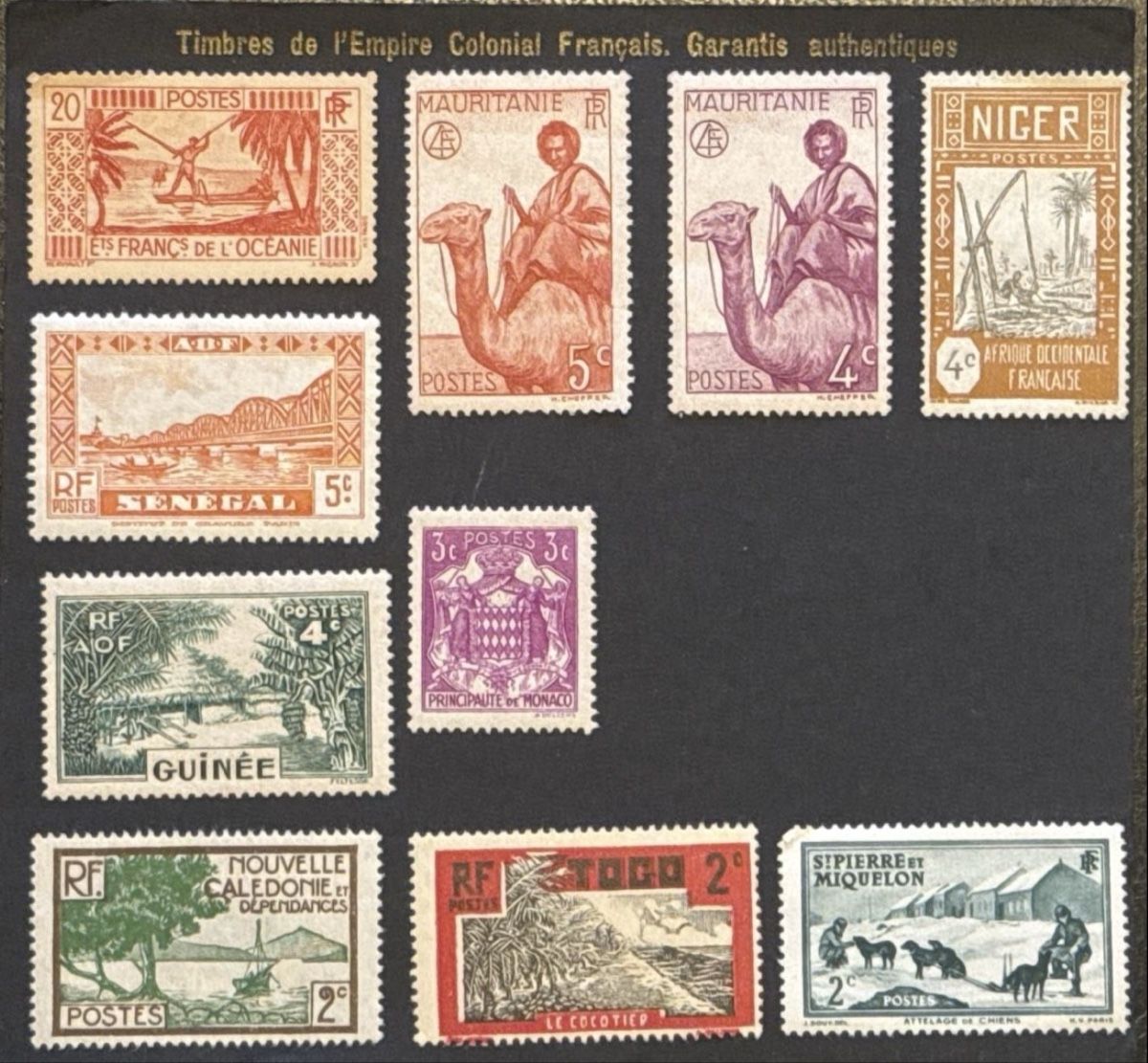 Tutti i francobolli: Kolonien Afrika Monaco Briefmarken Lot postfrisch – Usato da birsfelden venduto da tim0444