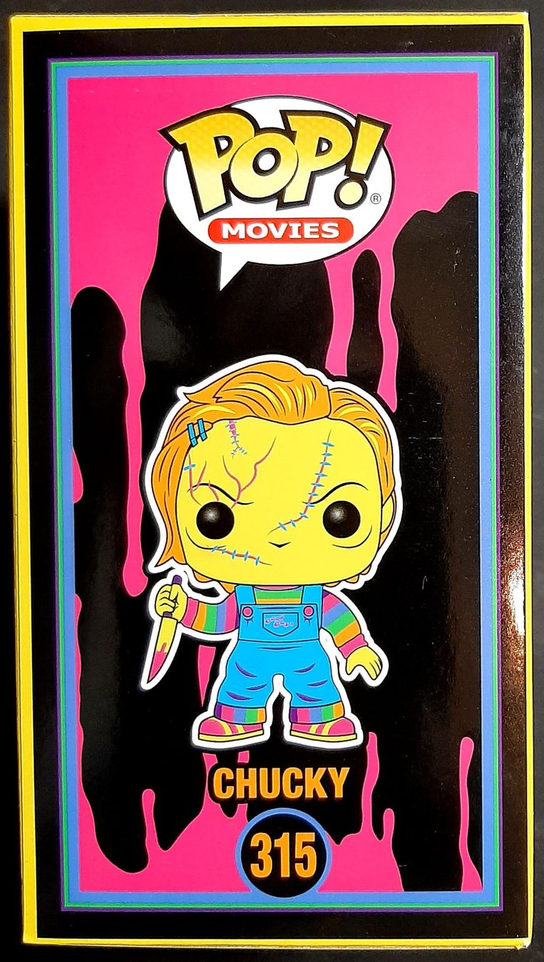 Funko Statuette: Funko Pop Chucky Blacklight – Nuovo e nell'imballaggio originale da Montet (Glâne) venduto da KOADA 2