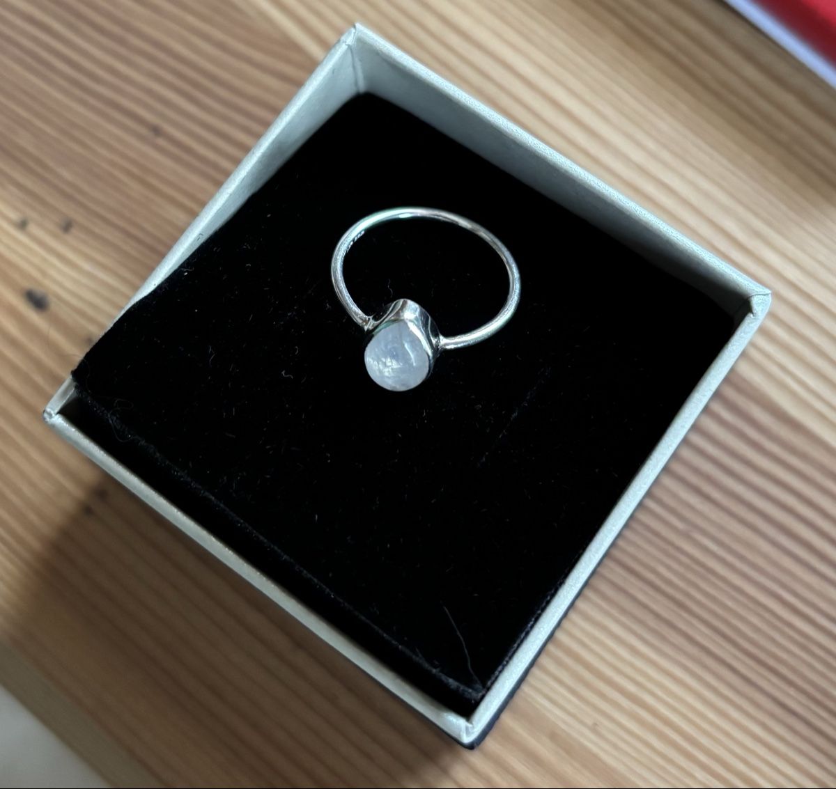 Anelli: Ring Silber 925 Mondstein – Nuovo e nell'imballaggio originale da Erlinsbach venduto da moseco 1