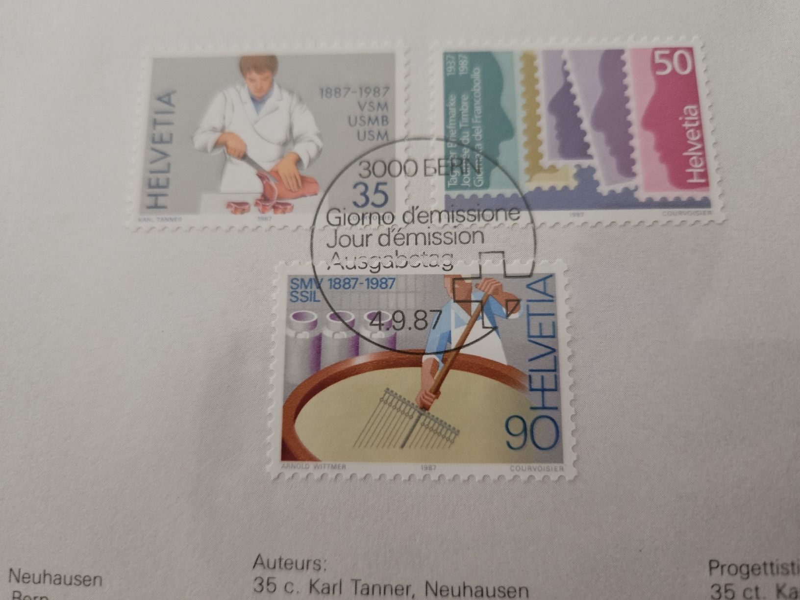 Tutti i francobolli: Schweizer Postmarken Helvetia Sondermarken – Nuovo e nell'imballaggio originale da Chur venduto da Kohla1980 1