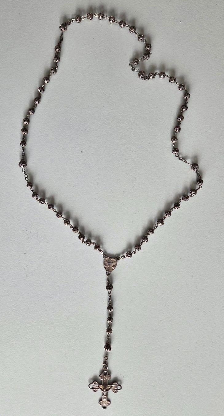 Sonstiger Schmuck: Antike Rosenkranz-Kette, Silber 800 – Gebraucht aus Luzern von Kartenansicht