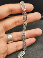 Art Deko 835er Silber Filigran Armband um 1930j Top