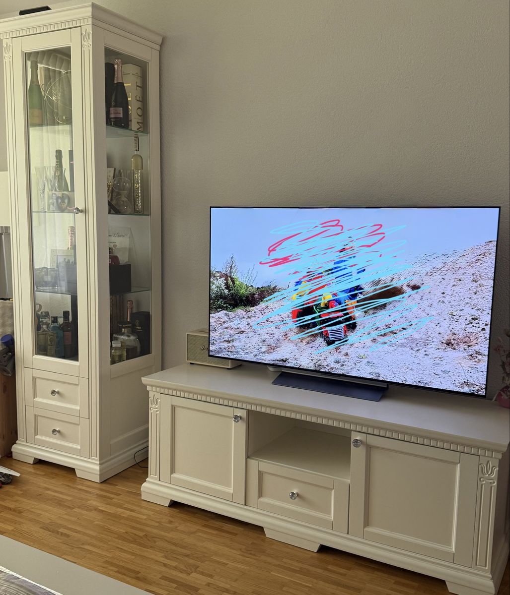 Mobili TV: Vitrine et commode bois massif – Nuovo (secondo la descrizione) da Sierre venduto da maeleris