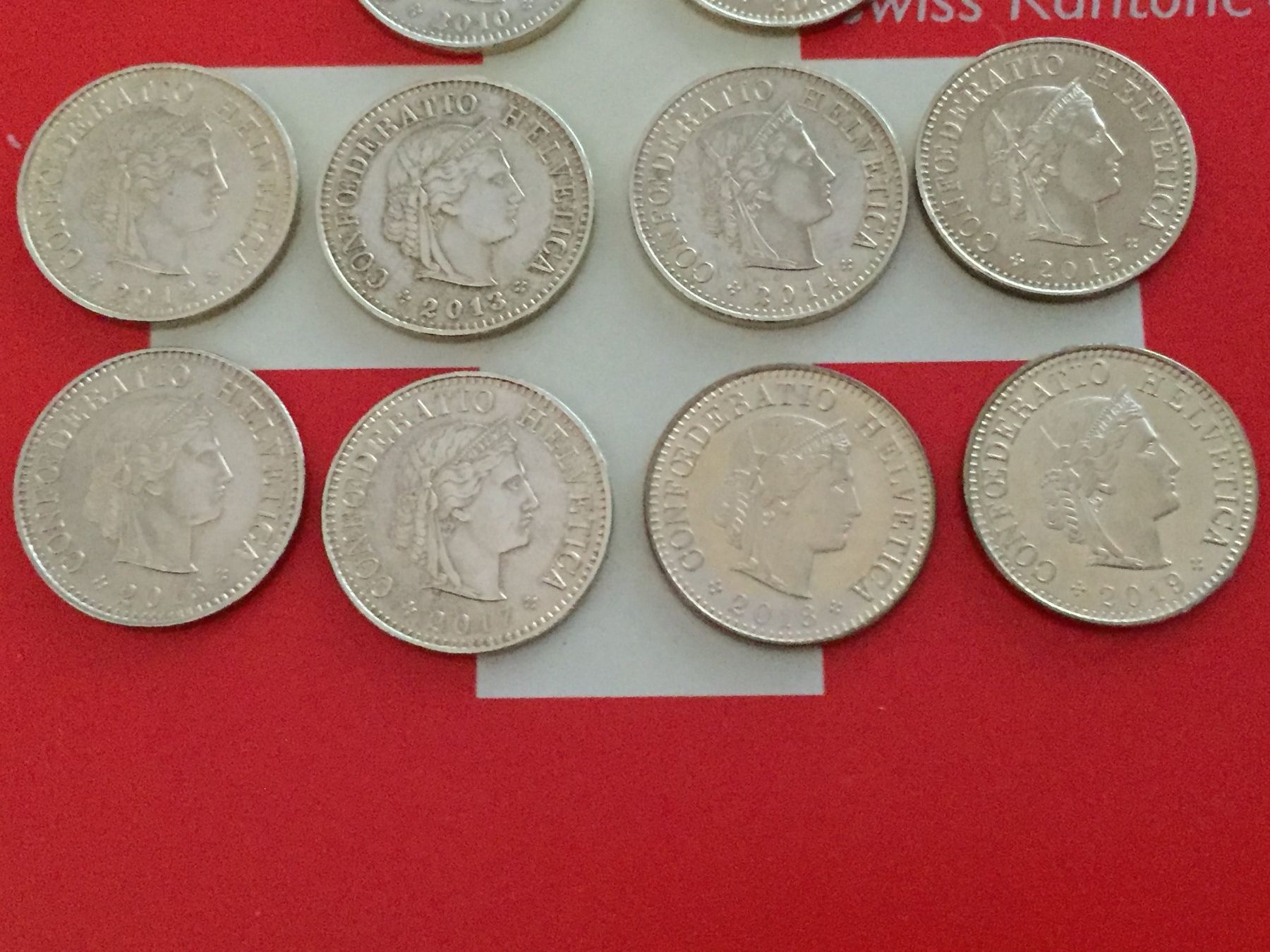 Tutti le monete: 5 Rappen 2010-2019 komplett – Usato da Elsau venduto da herbybay 2