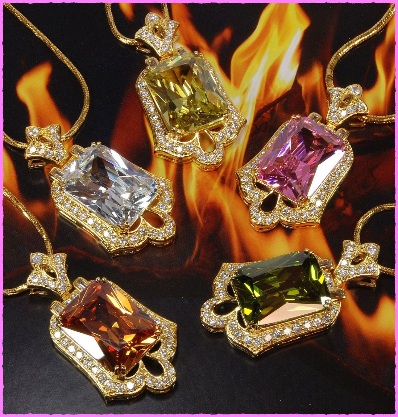 Ciondoli: Grosser eindrucksvoller Anhänger mit Zirkonia – Nuovo e nell'imballaggio originale da Oberglatt ZH venduto da Diamond-Girl 3